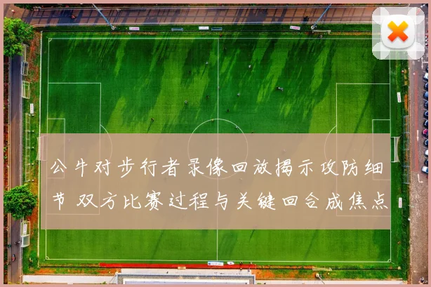 公牛对步行者录像回放揭示攻防细节 双方比赛过程与关键回合成焦点